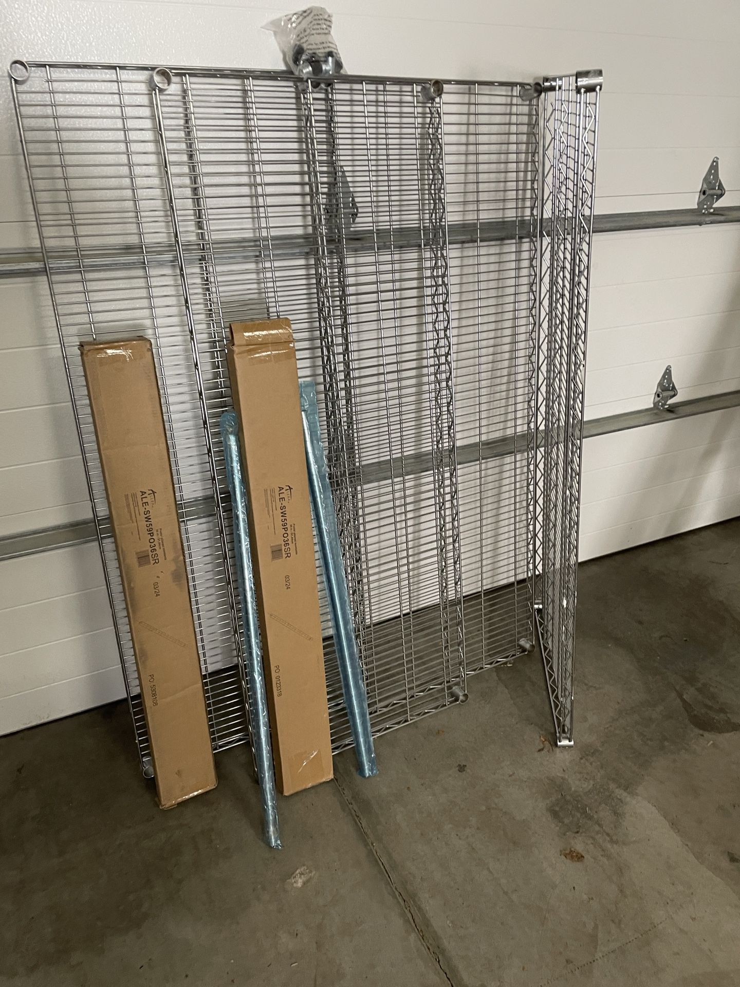 4 Metal Shelving