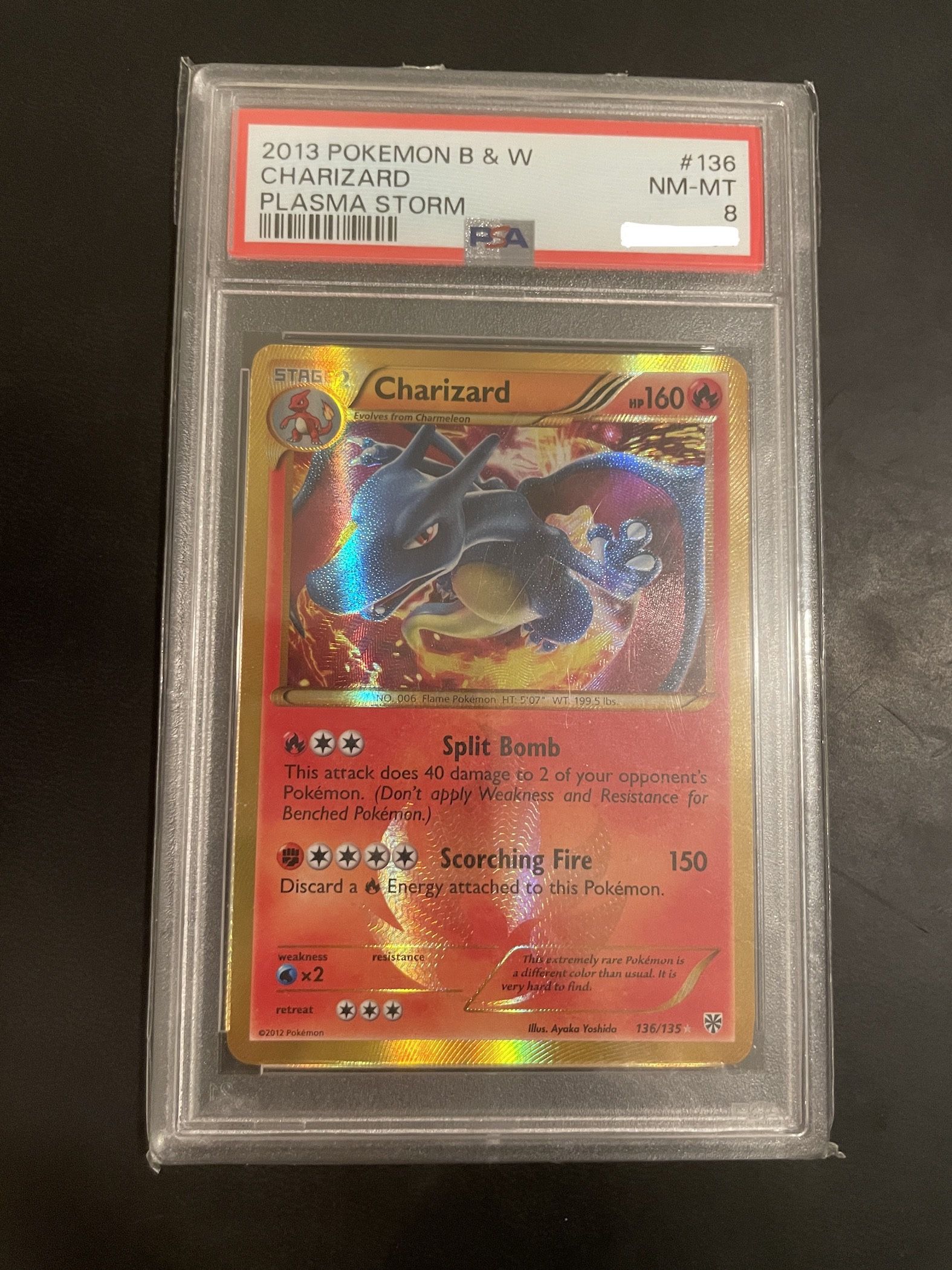 Pokemon Charizard PSA 8