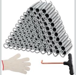 5.5 Inch 74 pcs Trampoline Replacement Springs Set, Stainless Steel with..
