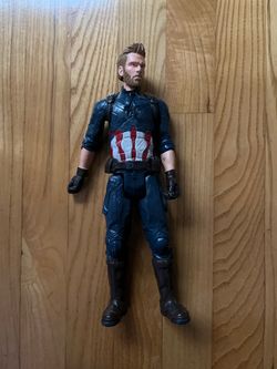 Marvel Avengers: Infinity War / Endgame Titan Hero Series — Bearded Captain America 12-Inch Action Figure