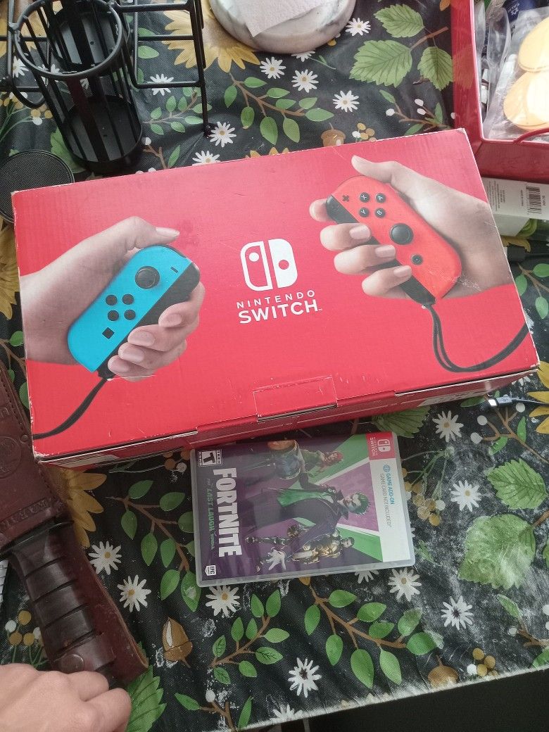 Nintendo switch for sale with free Fortnite Last laugh bundle