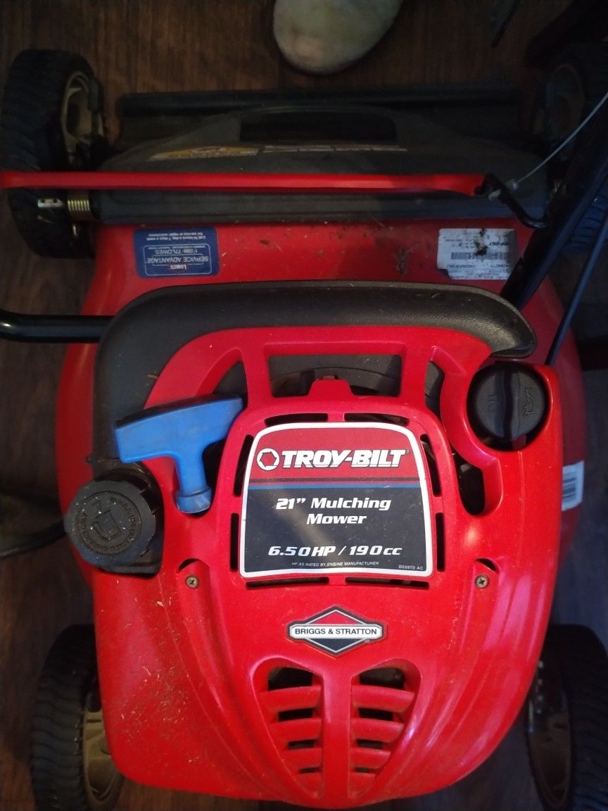 Troy Bilt 190cc Mulching Mower (Used Twice)