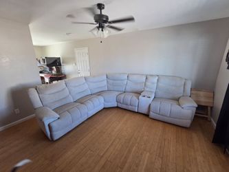 Sectional with power recliners