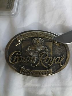 Spirit of Wyoming Crown Royal Buckle