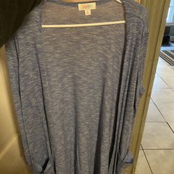 Blue Heathered Lularoe Sarah 