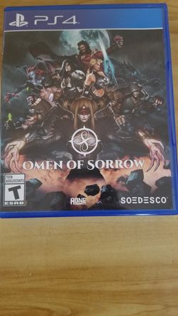 Ps4 game Omen of Sorrow