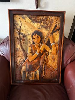 Vintage Handcrafted South Asian Artwork