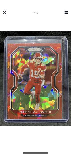 Mahomes Cards Red Cracked Ice And Prizm My House Insert