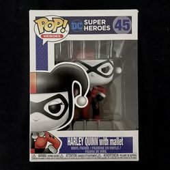 HARLEY QUINN WITH MALLET FUNKO POP