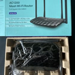 Tp-link AC 1200 Mesh Wi-Fi Router Archer 6