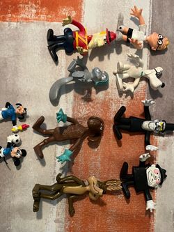Vintage Cartoon PVC Figure Lot