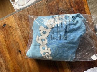 Light blue spider hoodie