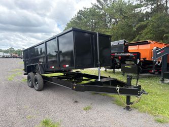 2026 Taylor 7 x 16 High Side Dump Trailer 14k GVWR