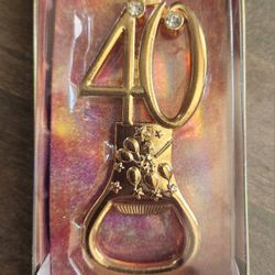 5 Bottle Openers 40th Bday