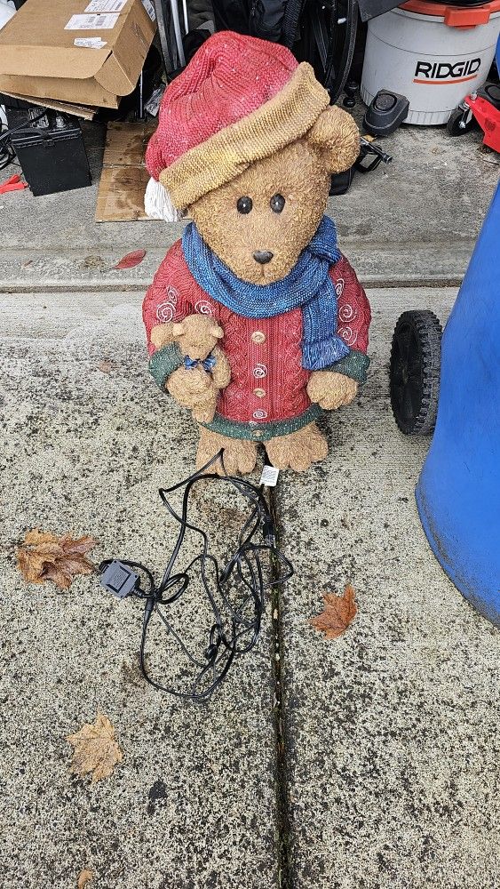 Christmas Light Up Bear