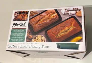 Parini 2-piece Loaf Baking Pans NEW