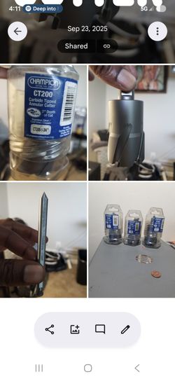 CARBIDE ANNULAR CUTTER CHAMPION