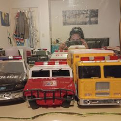 Tons of Tonka Fun Rise trucks vintage