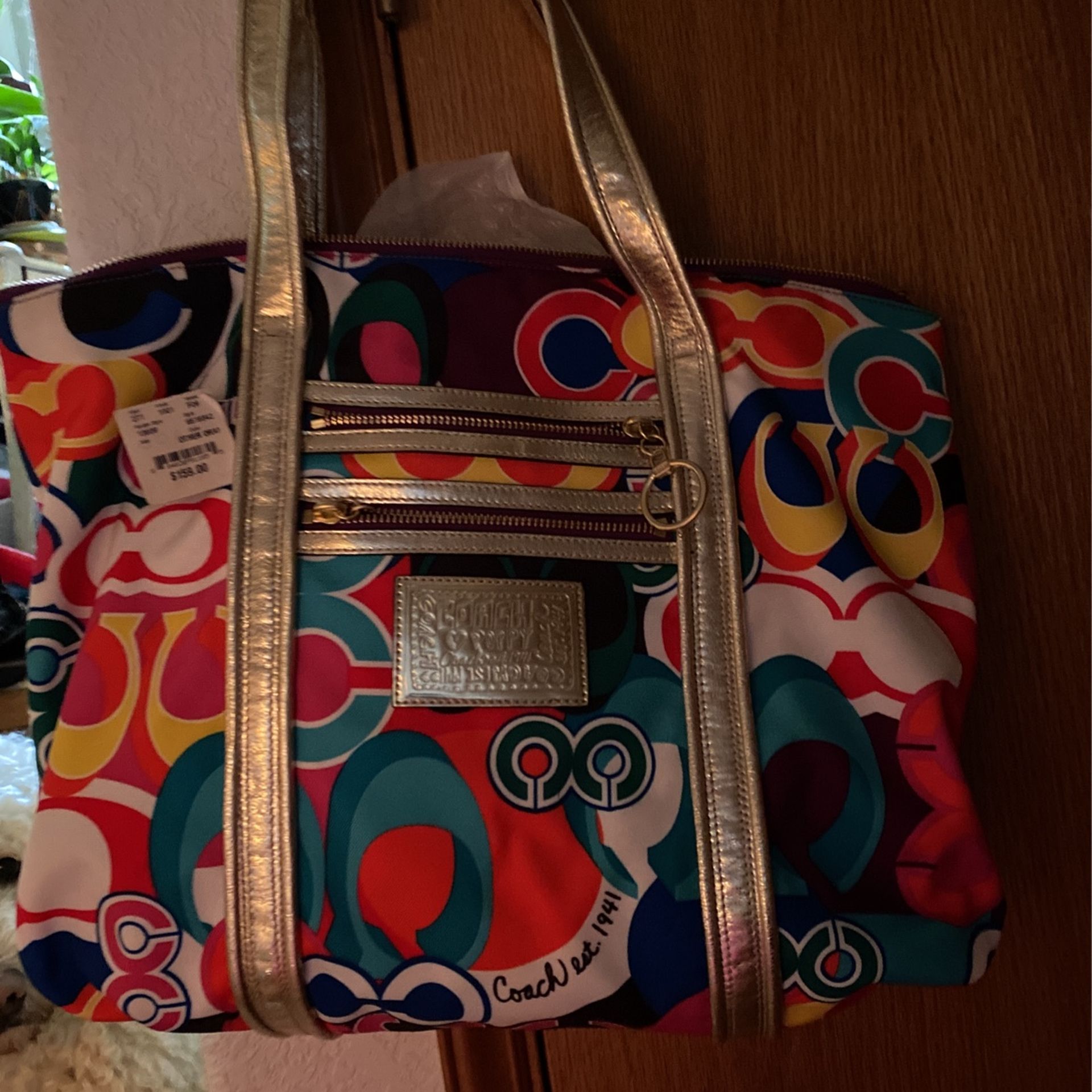 Poppy Coach Tote Bag