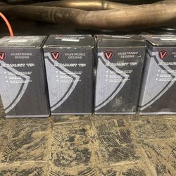 Gloss black valvetronic exhaust tips brand new!