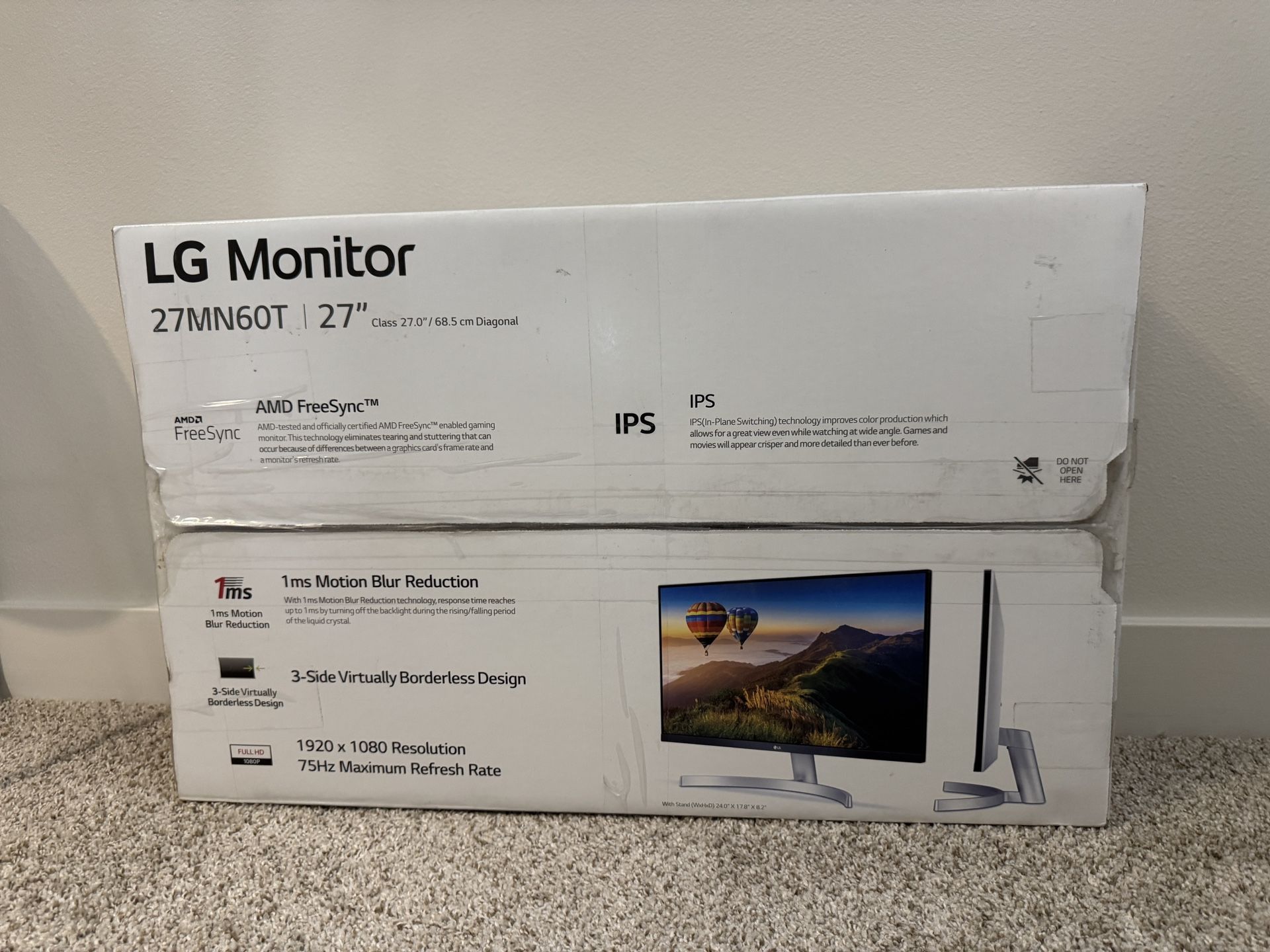 LG Monitor (27-inch 27mn60t)