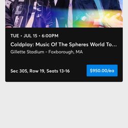 ColdPlay 15Jul Concert