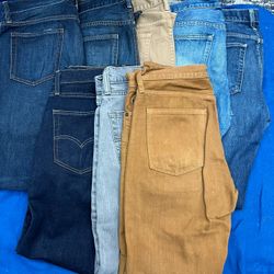 8 Pairs of Pants All For $35 (Levi’s, Gap, J crew, Joe’s)
