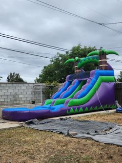 Water jumper slide!