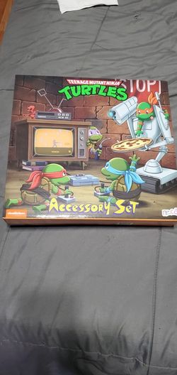 Neca Tmnt Accesory Set Brand New