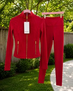Lululemon Define Jacket + Leggings Set ❤️ Size 8