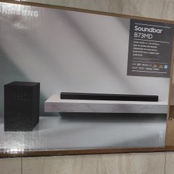 NEW Samsung 5.1 Soundbar DTS Virtual:X Wireless Subwoofer Bass Boost Bluetooth HW-B73MD