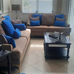 Sofa y love set  3 mesas