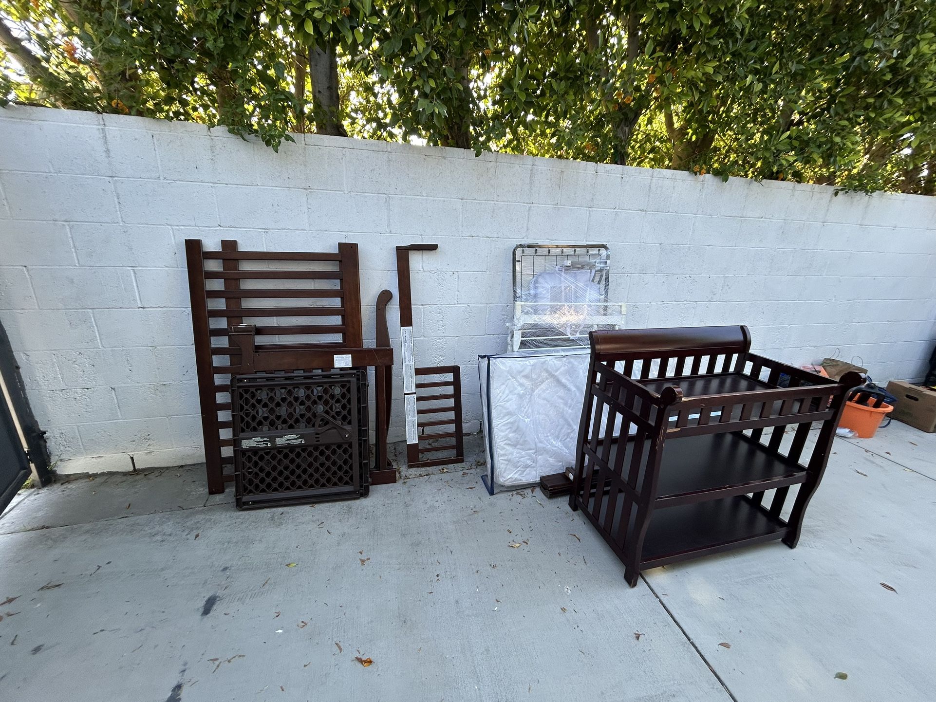 Crib Mattress, Changing Table, Baby Gates, Kitchen, Helper