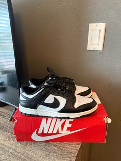 Nike Black And White Panda Dunks Unisex Low Retro Shoes.