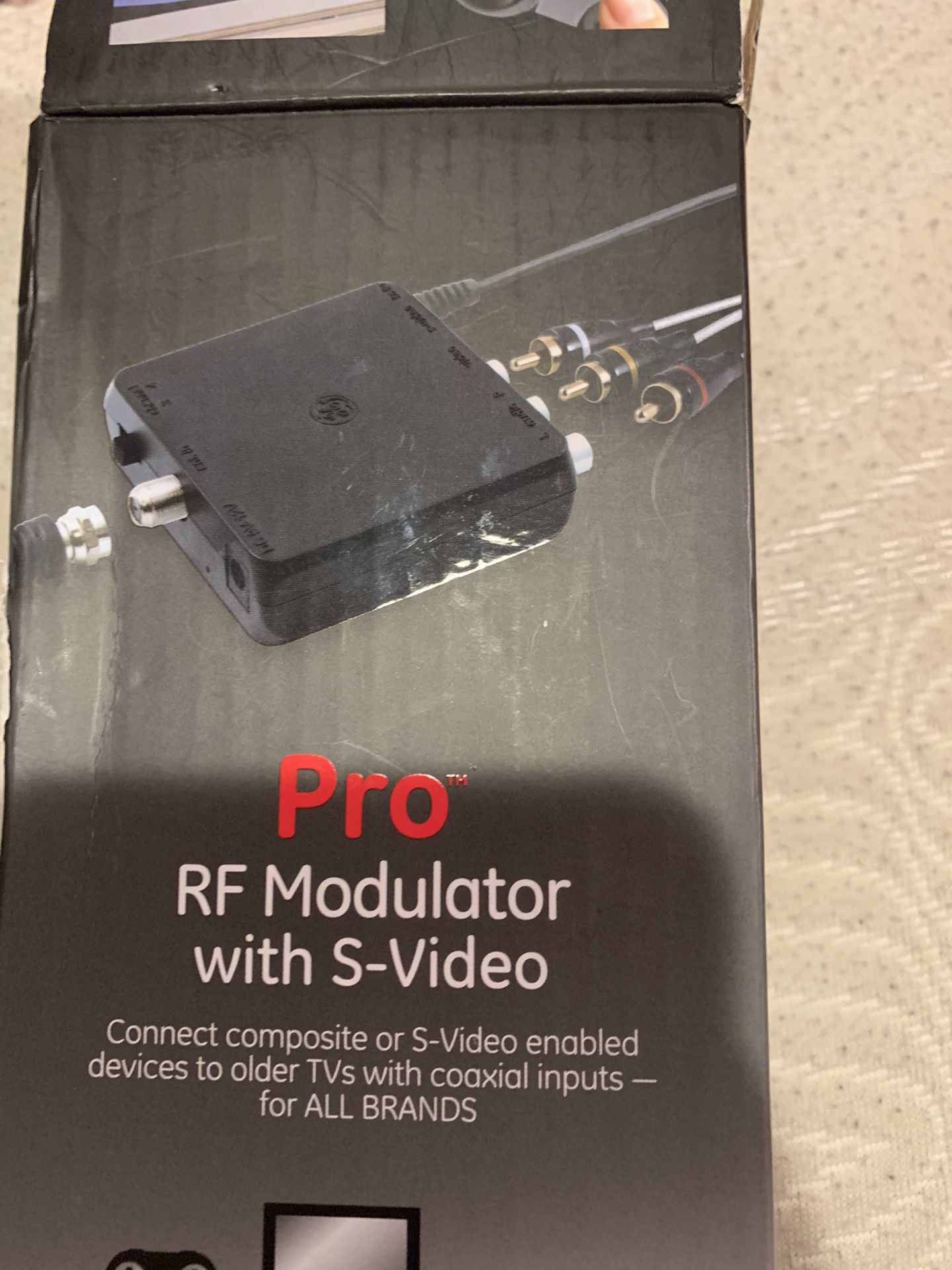 GE Pro Series RF Modulator with S-Video
