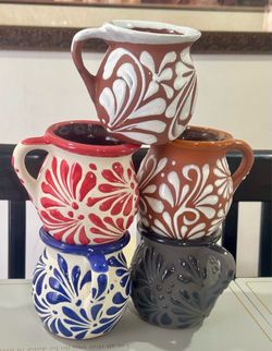 3x$15 Mexican  Talavera 10oz mugs or $6 each