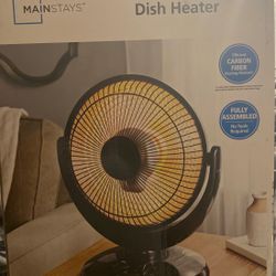 Infared Oscillating Dish Heater-New
