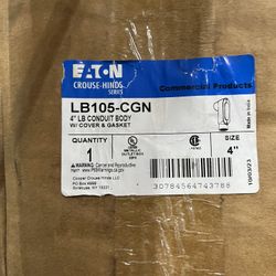 Brand New In Plastic And Box 4”conduit Body