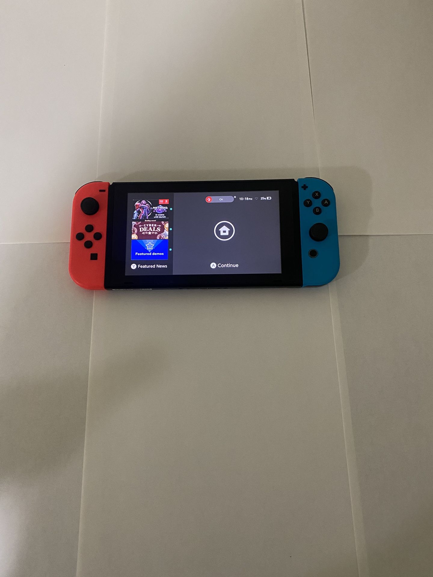 Nintendo Switch – Neon Red/Blue – Works Perfect – Clean