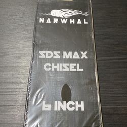 Narwhal SDS Max Chisel 6 Inch for Removing Tiles, Grout, Etc
