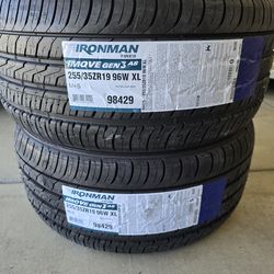 2 Ironman Imove gen3 255/35/19 tires