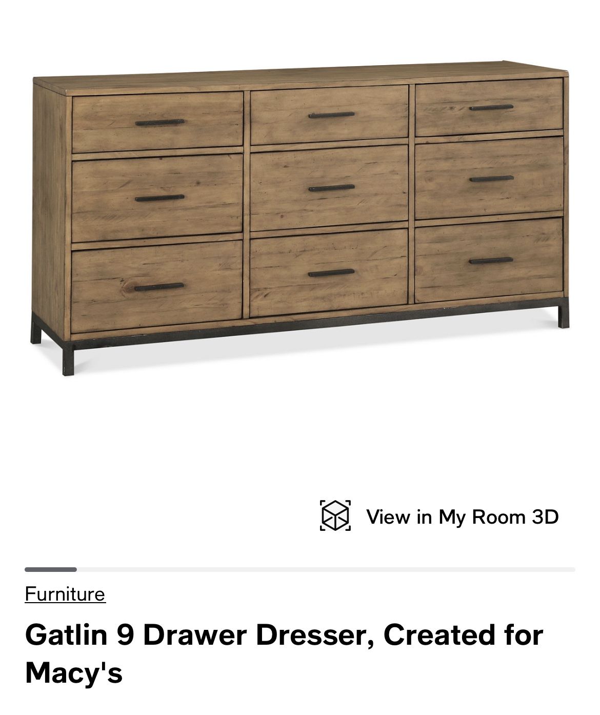 Gatlin Dresser (9-drawer - Macys)