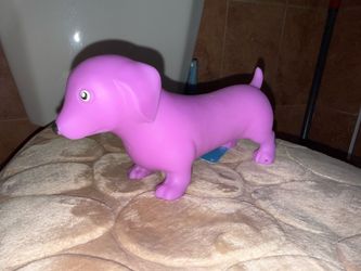 Squeezy wiener dog (purple)
