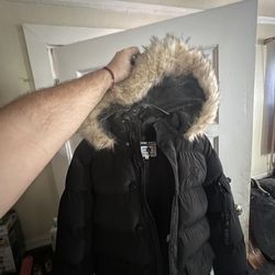 XL Siksilk Fur Lined Puffer Jacket
