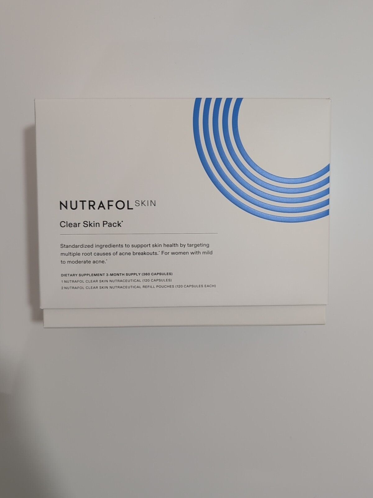 NUTRAFOL SKIN *CLEAR SKIN PACK * 3 Month Supply