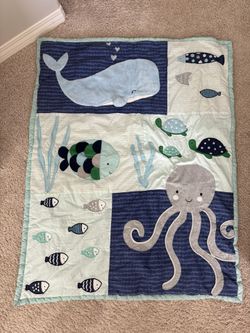 Ocean Nursery Blanket