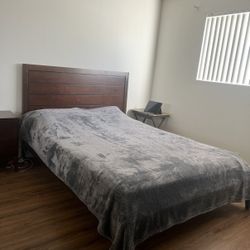 Bed Frame W/ Mattress