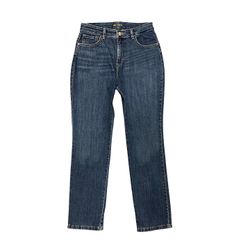 Lee Instantly Slims Relaxed Fit Straight Leg High Rise Jeans Women’s Size 8