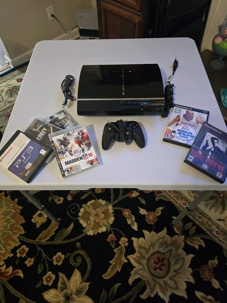 PLAYSTATION 3 60G VERSION BACKWARD COMPATIBLE.  PLAYS ENTIRE PS2/PS1 LIBRARIES AND IS A 3D BLU-RAY PLAYER