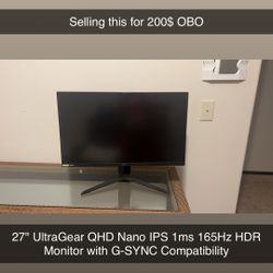 27” UltraGear Monitor